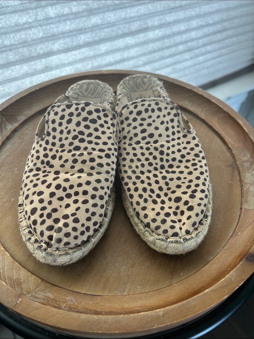 DV by Dolce Vita Leopard-Spot Espadrille Slip-Ons - Tan & Black